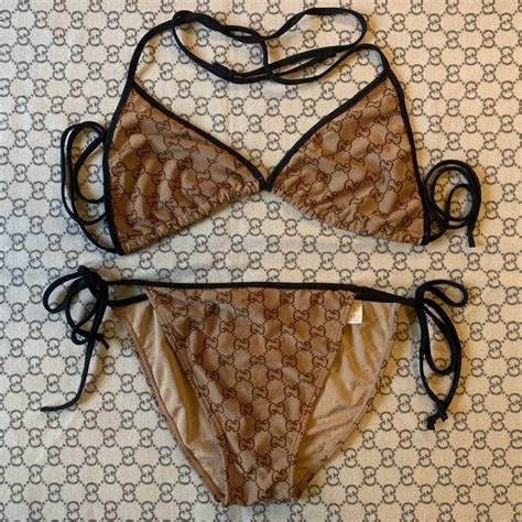 gucci black bikini set|Gucci bikini etsy.